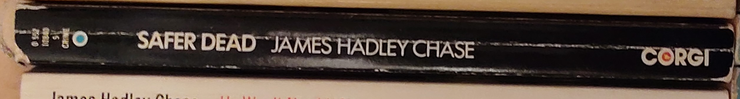 James Hadley Chase  SAFER DEAD spine of book image