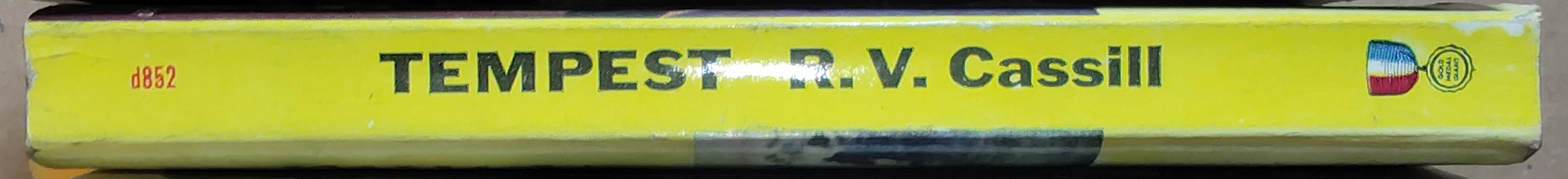 R.V. Cassill  TEMPEST spine of book image