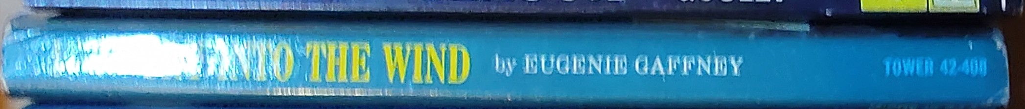 Eugenie Gaffney  CRY INTO THE WIND spine of book image