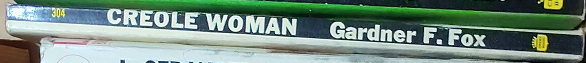 Gardner F. Fox  CREOLE WOMAN spine of book image