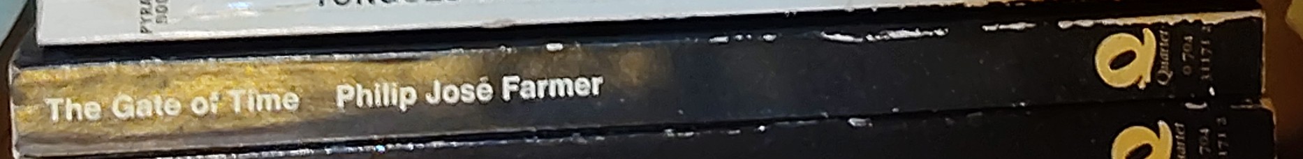 Philip Jose Farmer  THE GATE OF TIME spine of book image