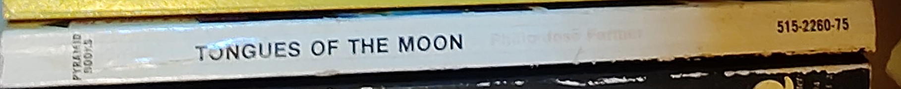 Philip Jose Farmer  TONGUES OF THE MOON spine of book image