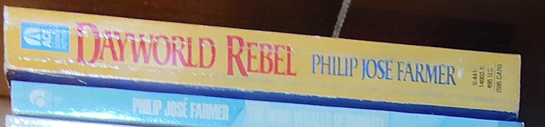 Philip Jose Farmer  DAYWORLD REBEL spine of book image