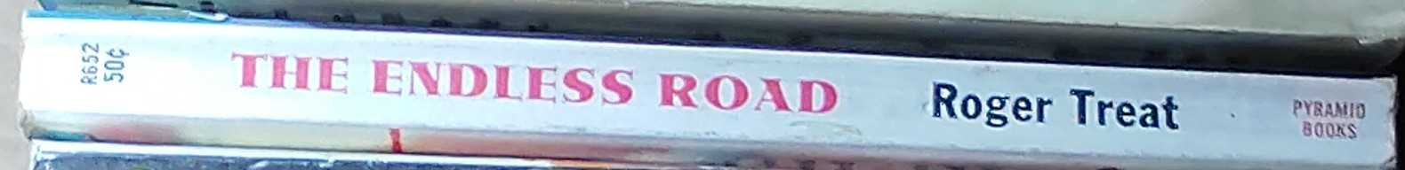 Roger Treat  THE ENDLESS ROAD spine of book image