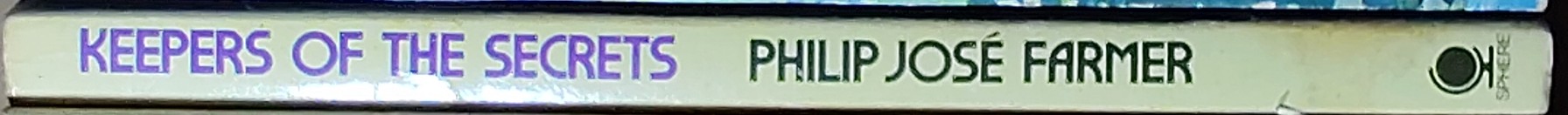 Philip Jose Farmer  KEEPERS OF THE SECRETS spine of book image