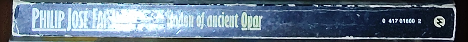 Philip Jose Farmer  HADON OF ANCIENT OPAR spine of book image