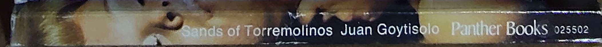 Juan Goytisolo  SANDS OF TORREMOLINOS spine of book image