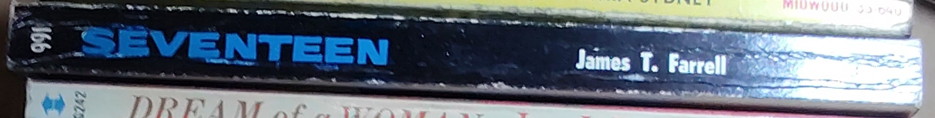 James T. Farrell  SEVENTEEN spine of book image