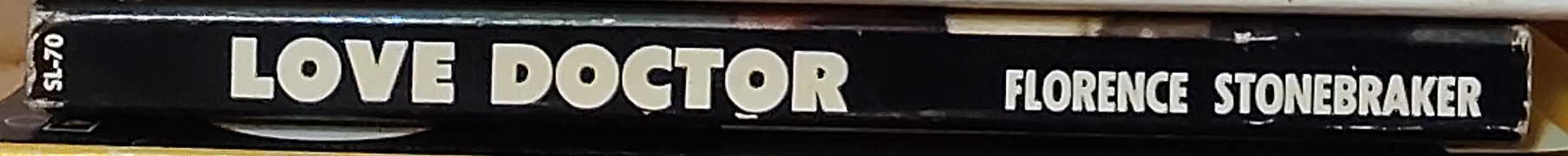 Florence Stonebraker  LOVE DOCTOR spine of book image