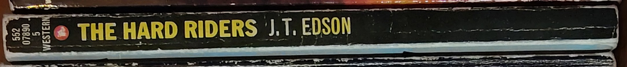 J.T. Edson  THE HARD RIDERS spine of book image