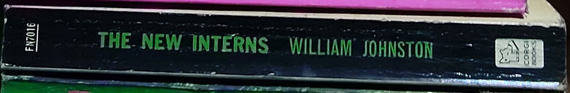 William Johnston  THE NEW INTERNS spine of book image