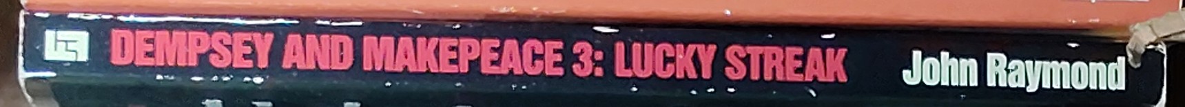 John Raymond  DEMPSEY AND MAKEPEACE #3: LUCKY STREAK (LWT) spine of book image