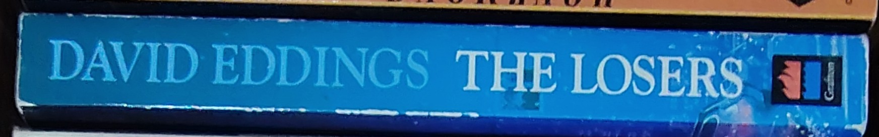 David Eddings  THE LOSERS spine of book image