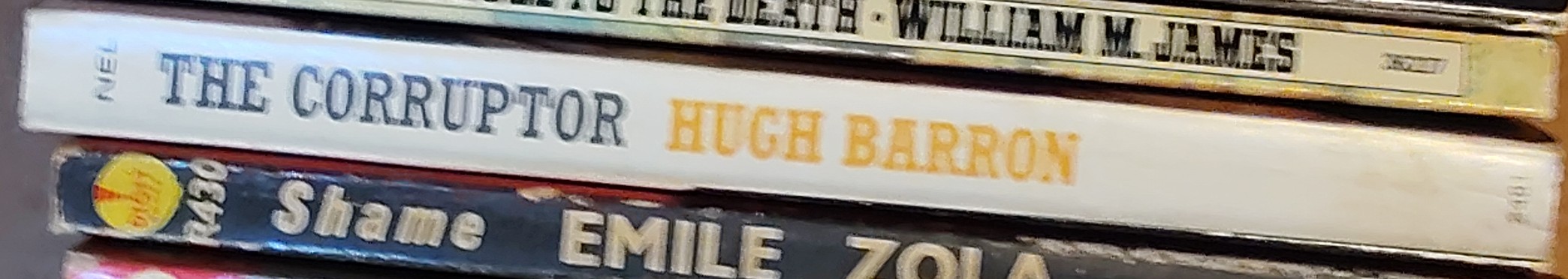 Hugh Barron  THE CORRUPTOR spine of book image