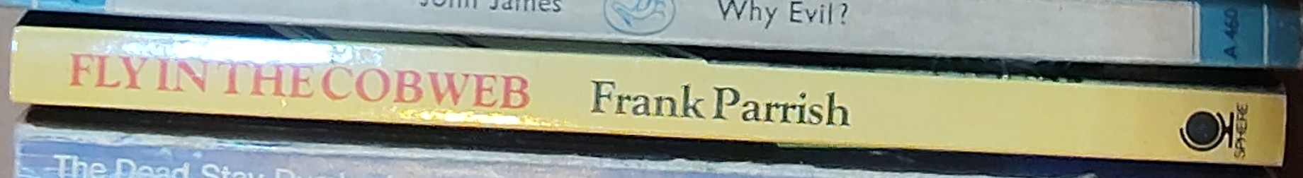 Frank Parrish  FLY IN THE COBWEB spine of book image