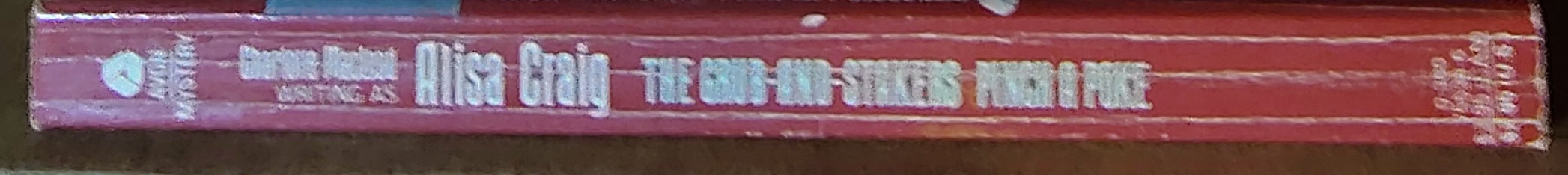 Charlotte Macleod  THE GRUB-AND-STAKERS PINCH A POKE spine of book image