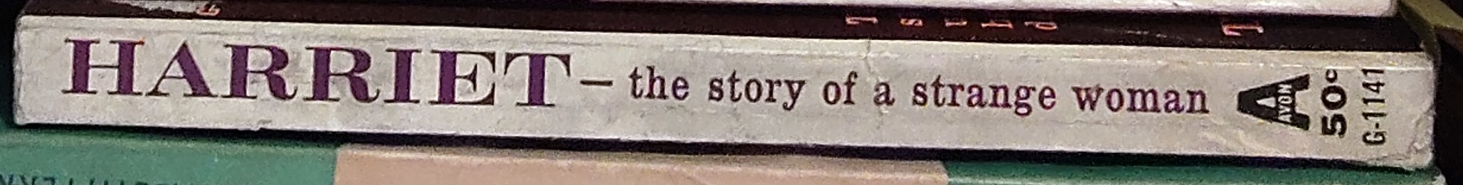 Tom Karsell  HARRIET spine of book image