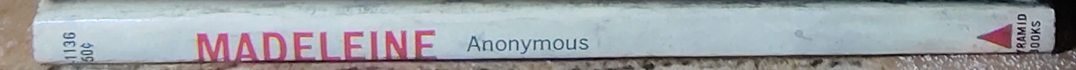 Anonymous   MADELEINE spine of book image