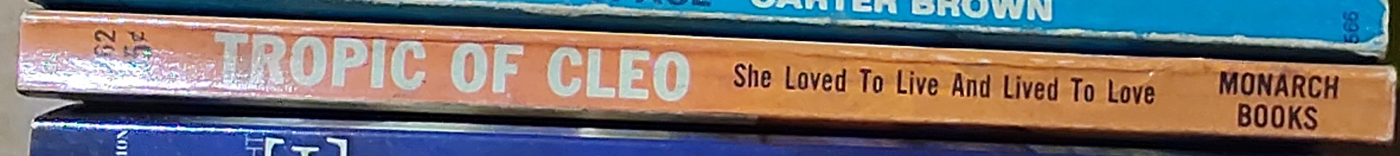 Rick Holmes  TROPIC OF CLEO spine of book image