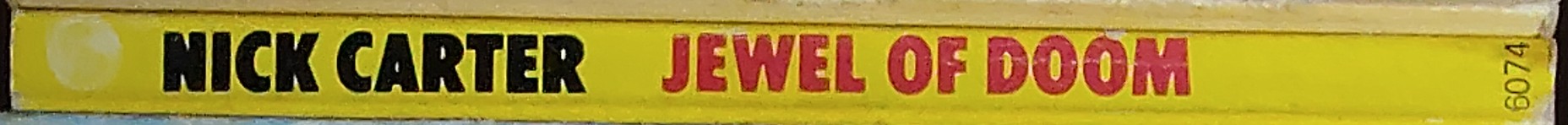 Nick Carter  JEWEL OF DOOM spine of book image