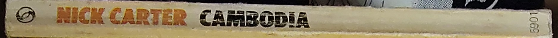 Nick Carter  CAMBODIA spine of book image