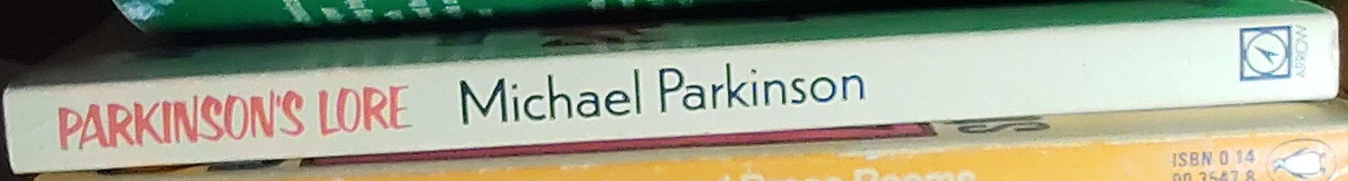 Michael Parkinson  PARKINSON'S LORE (non-fiction) spine of book image