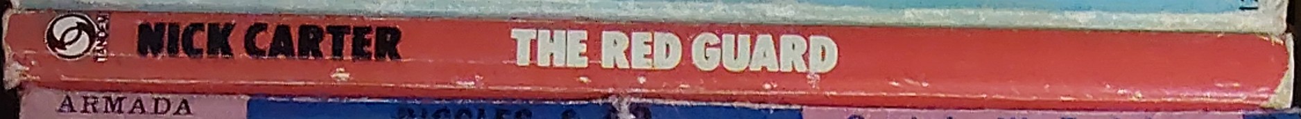 Nick Carter  THE RED GUARD spine of book image