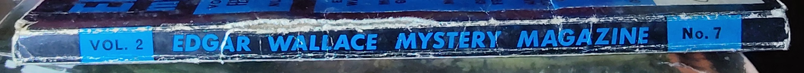 Various   EDGAR WALLACE MYSTERY MAGAZINE. No.7 Volume 2. January 1965 spine of book image