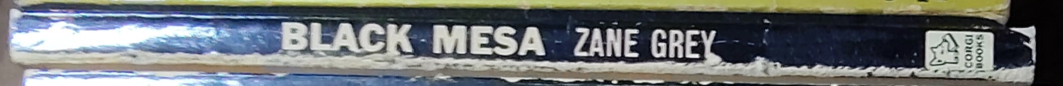 Zane Grey  BLACK MESA spine of book image