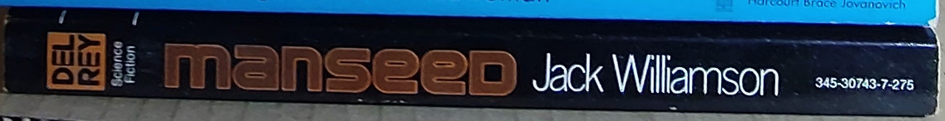 Jack Williamson  MANSEED spine of book image