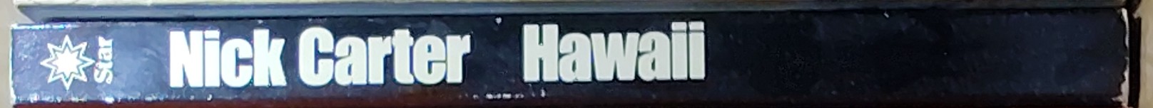 Nick Carter  HAWAII spine of book image