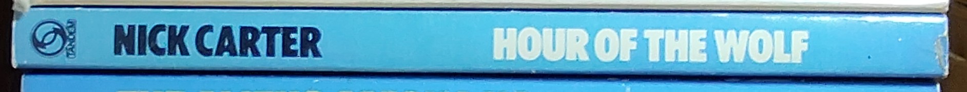 Nick Carter  HOUR OF THE WOLF spine of book image
