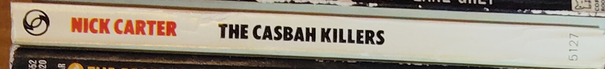 Nick Carter  THE CASBAH KILLERS spine of book image