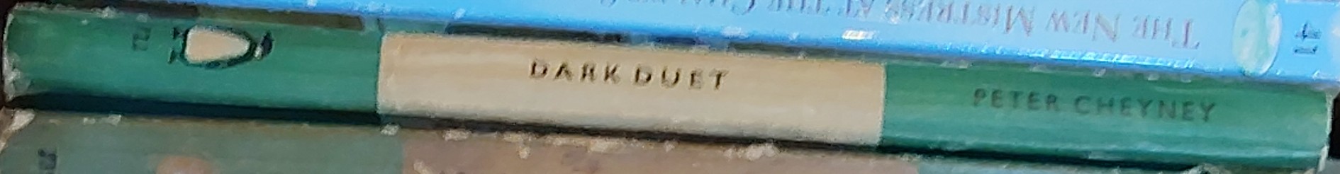 Peter Cheyney  DARK DUET spine of book image