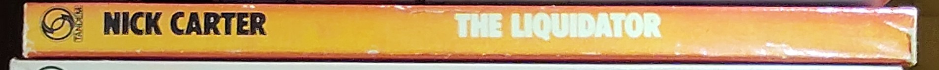 Nick Carter  THE LIQUIDATOR spine of book image