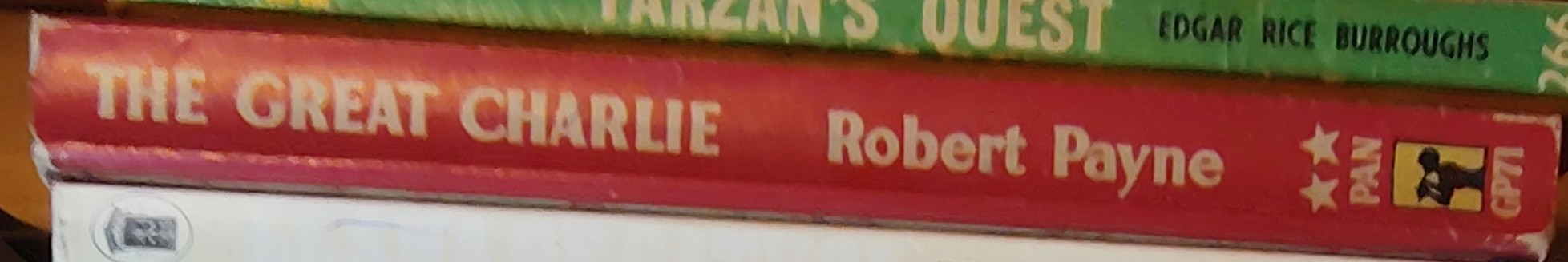 Robert Payne  THE GREAT CHARLIE spine of book image