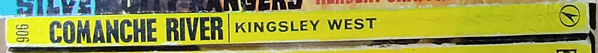 Kingsley West  COMANCHE RIVER spine of book image