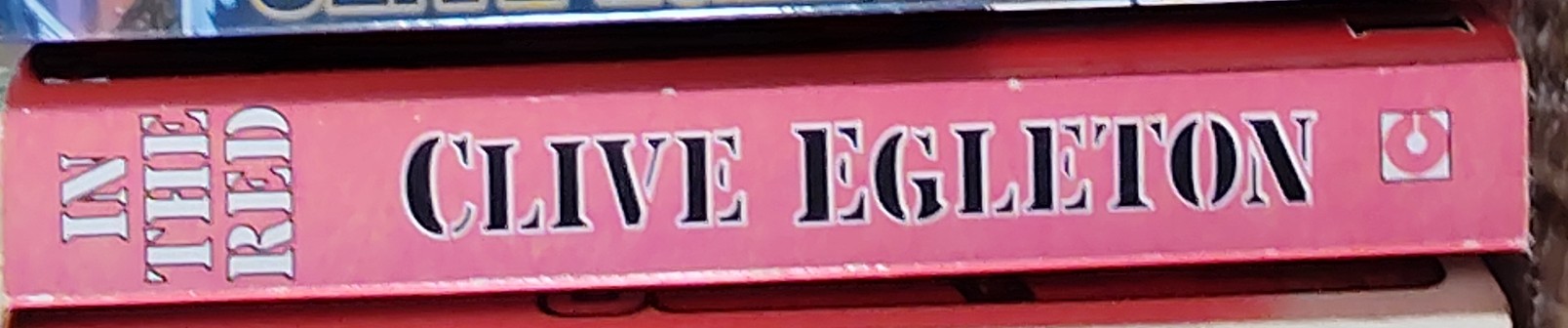 Clive Egleton  IN THE RED spine of book image
