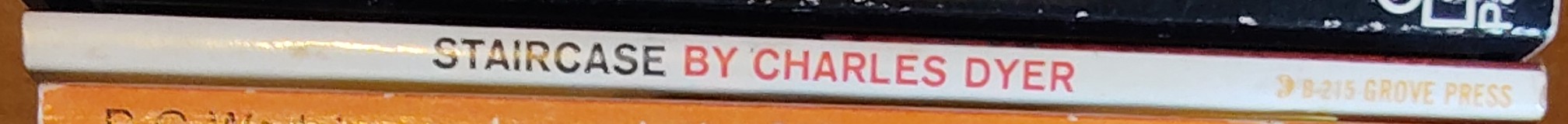 Charles Dyer  STAIRCASE spine of book image