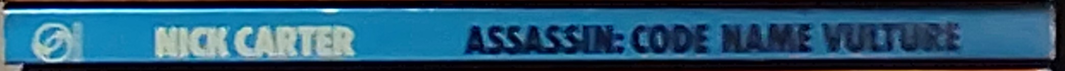 Nick Carter  ASSASSIN: CODE NAME VULTURE spine of book image
