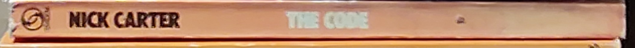 Nick Carter  THE CODE spine of book image