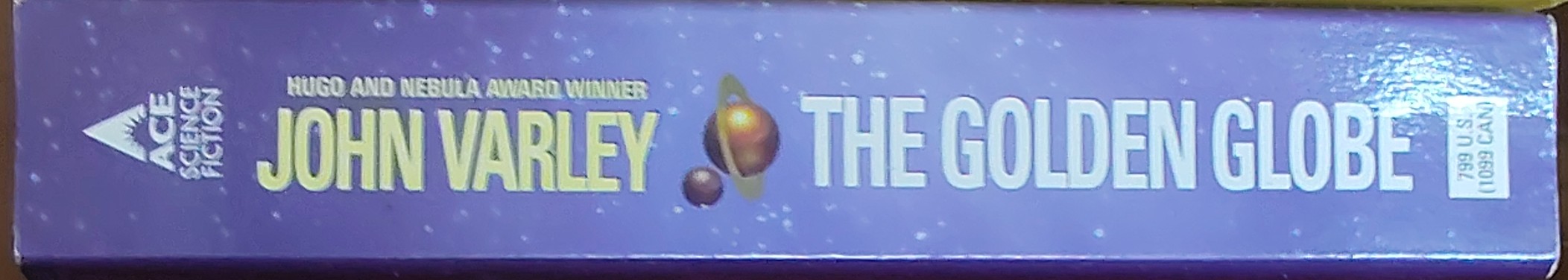 John Varley  THE GOLDEN GLOBE spine of book image