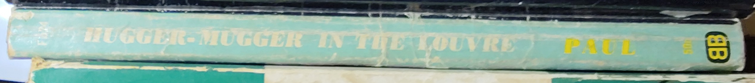 Elliot Paul  HUGGER-MUGGER IN THE LOUVRE spine of book image