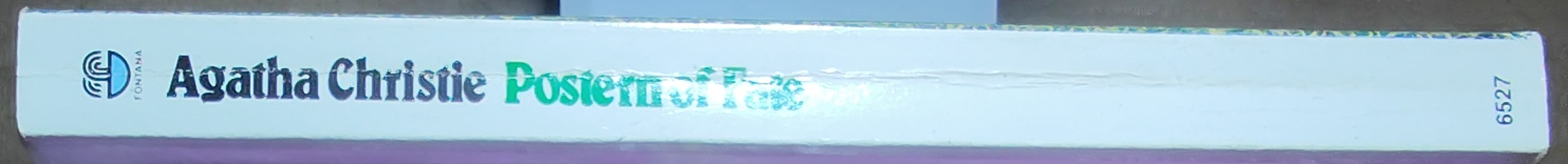 Agatha Christie  POSTERN OF FATE spine of book image