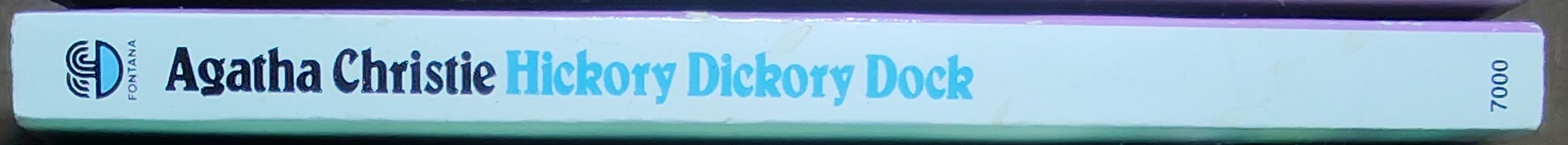 Agatha Christie  HICKORY DICKORY DOCK spine of book image