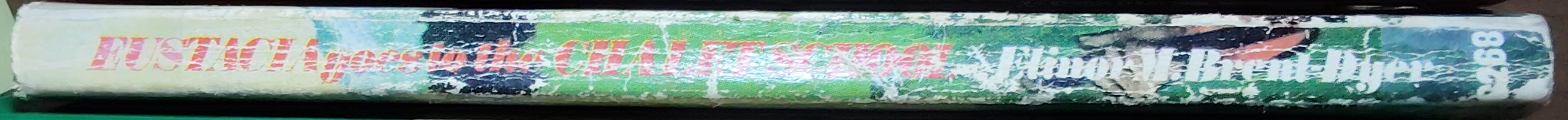 Elinor M. Brent-Dyer  EUSTACIA GOES TO THE CHALET SCHOOL spine of book image