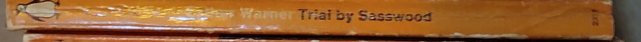 Esther Warner  TRIAL BY SASSWOOD spine of book image