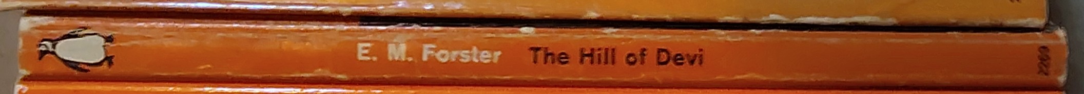 E.M. Forster  THE HILL OF DEVI spine of book image
