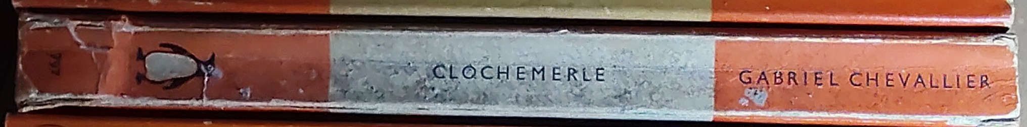 Gabriel Chevallier  CLOCHEMERLE spine of book image