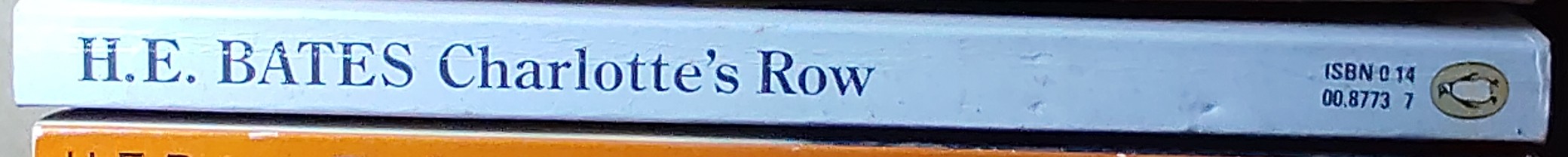 H.E. Bates  CHARLOTTE'S ROW spine of book image